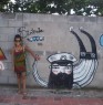Essa foto é de um muro próximo a praia do Campeche - Florian