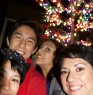 With mom, my sister and muy brother