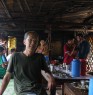 Nepal., lunch in a village