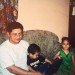 i was 3 years old, i am with my father and my sister