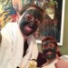 My best friend and me trying on a facial mask