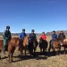 Friends, family and me riding icelandic horses