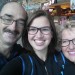 With my parents right before boarding the plane to Europe!