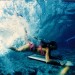 Bodyboarding underwater photo