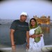 with my husband at the golden temple India