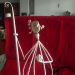 hand crafted object made from wires, used papaer and glue. m
