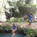 experiencing cliff jumping and went waterfall climbing with 