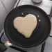 Heart pancakes