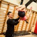Doi teaching gymnastics in Denmark