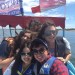 Here is a photo of me and y friends on a boat, hanging out i