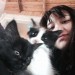 with some of my kitties