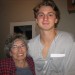 With my grandma back home in Canada.