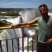 Nas Cataratas de Foz do Iguaçú
