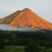 Arenal volcano in the afthernoon 