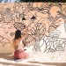 Mural created with local kids in Senegal