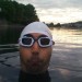 One of my first 'wild' swim. Sunrise on an urban-ish river