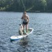 Paddle boarding with my dog in Canada 