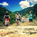 Riding a motorcycle with my best friends on local mountain 