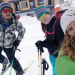Skiing with friends