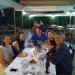 Kalamata Greece. dinner out with other volunteers..