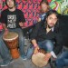 playing djembe with friends