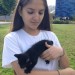 Me and my tiny black cat named 