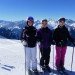 Skiing with friends