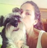 With my dog, Monín :)