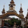Chiangmai Thailand..mosque surrounded by temples...