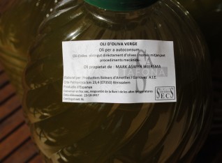 Our own olive oil