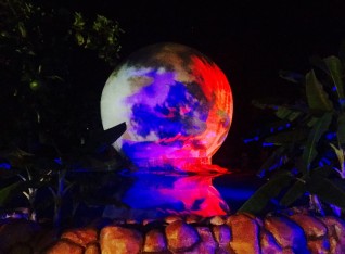 Globe in the night