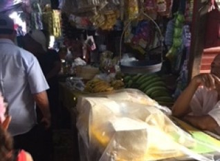 Mega blocks of cheese at the market