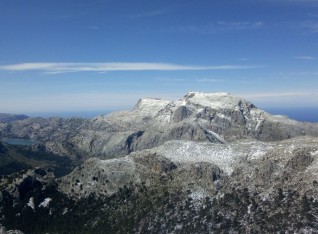 From the top of Massanella towards Puig Major
