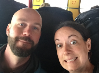 Us on the weird \'bus\'