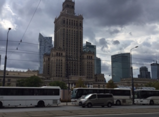 Storm coming into Warsaw