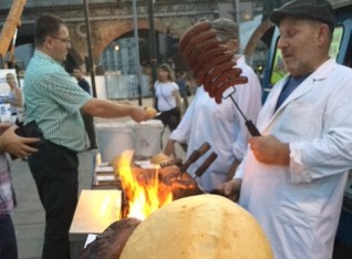 Street side sausages