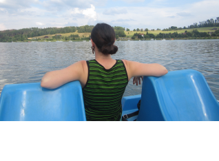 Boating on the dam