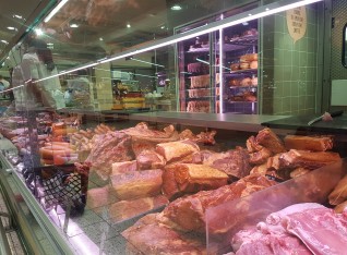 Deli Counter in a Grocery Store