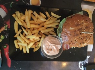 Burgers are very popular in Romania right now