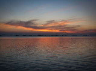 Chascomús lake - 35km diameter!