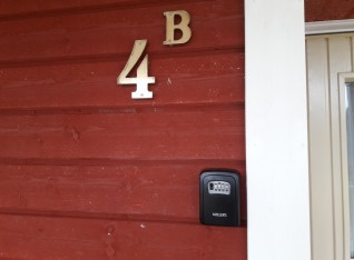 Keyboxes installed (fake security in fact, but convenience for the guests)