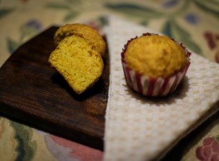 Vegan carrot muffin