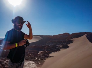 Diogo at Atacama desert
