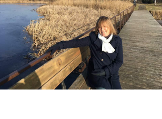 Conversation by the frozen pond-Poland :-)