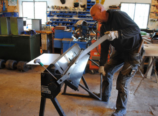 Bending sheet metal