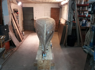 Stripping of the hull complete