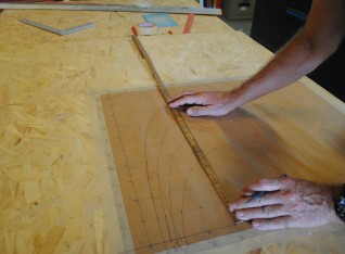 Creating the mold shapes on paper